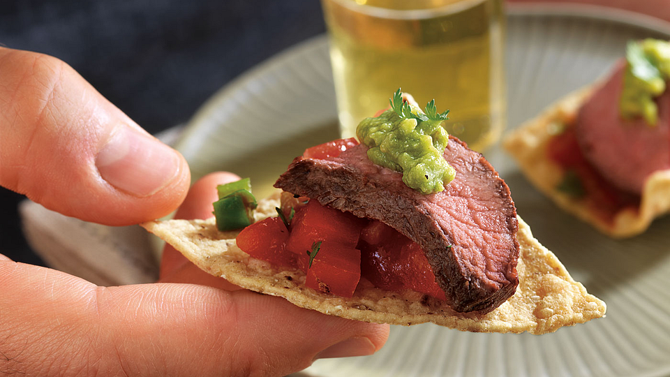 Grilled Salsa Steak Appetizer