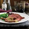 Beef Steaks with Mustard-Bourbon Sauce