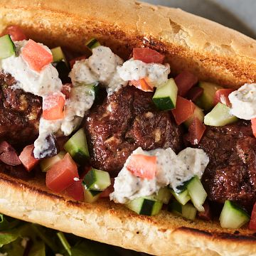 Greek Meatball Subs