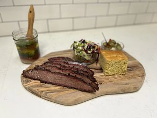 Smoked Pastrami-Rubbed Brisket - Erica Roby
