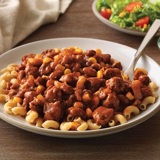 Serve this classic chili atop whole wheat noodles and offer kids a variety of toppings.