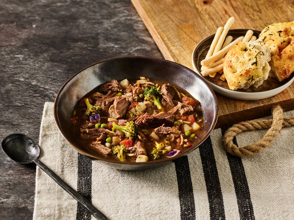 Slow Cooker Pot Roast Soup