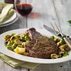 Ribeye Steak and Sautéed Brussels Sprout Skillet Dinner for Two