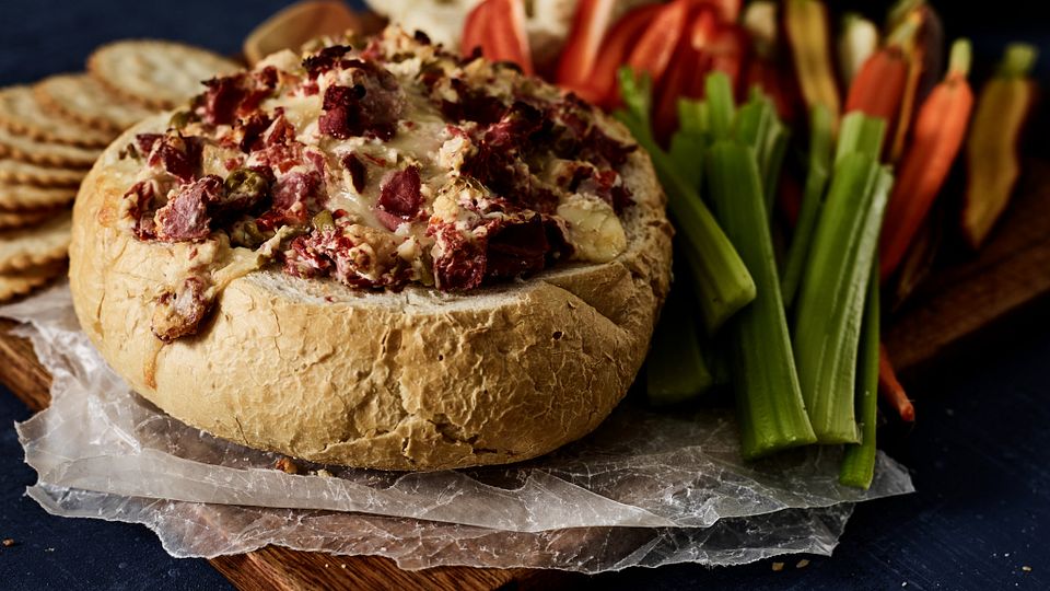 Beef Muffuletta Dip