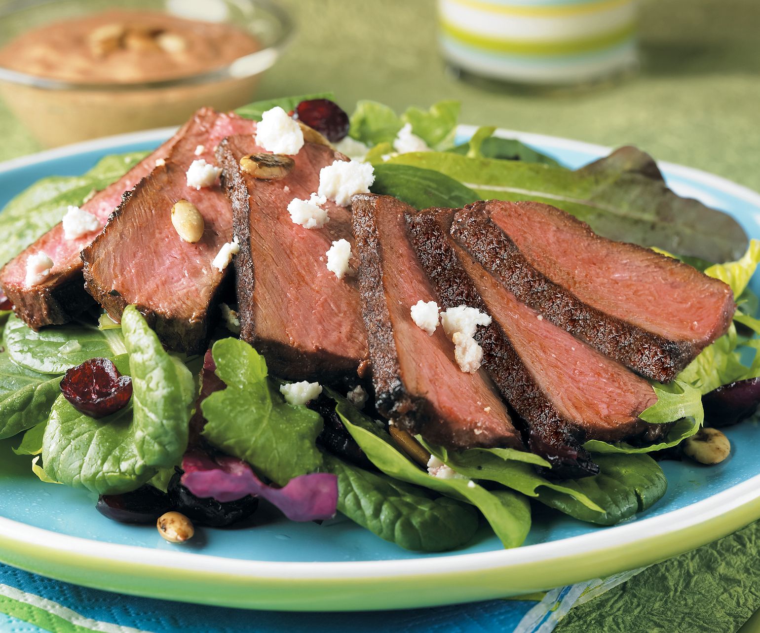 South-of-the-Border Steak Salad with Creamy Taco Dressing