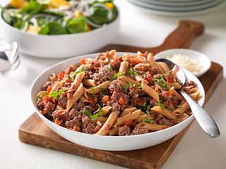 Fresh Tomato, Beef & Penne Pasta