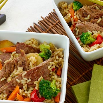 Korean Beef & Vegetable Bowls