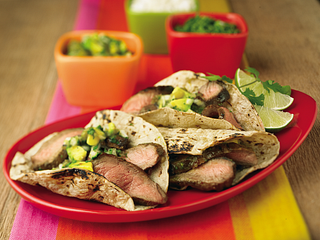 Carnitas Style Grilled Beef Tacos
