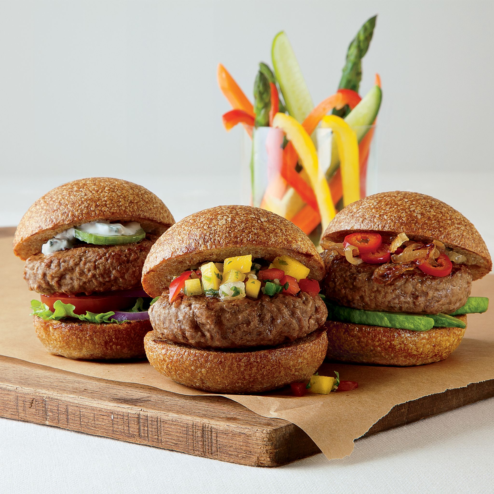 Two-Bite Burgers