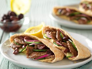 Greek-Style Beef Pita