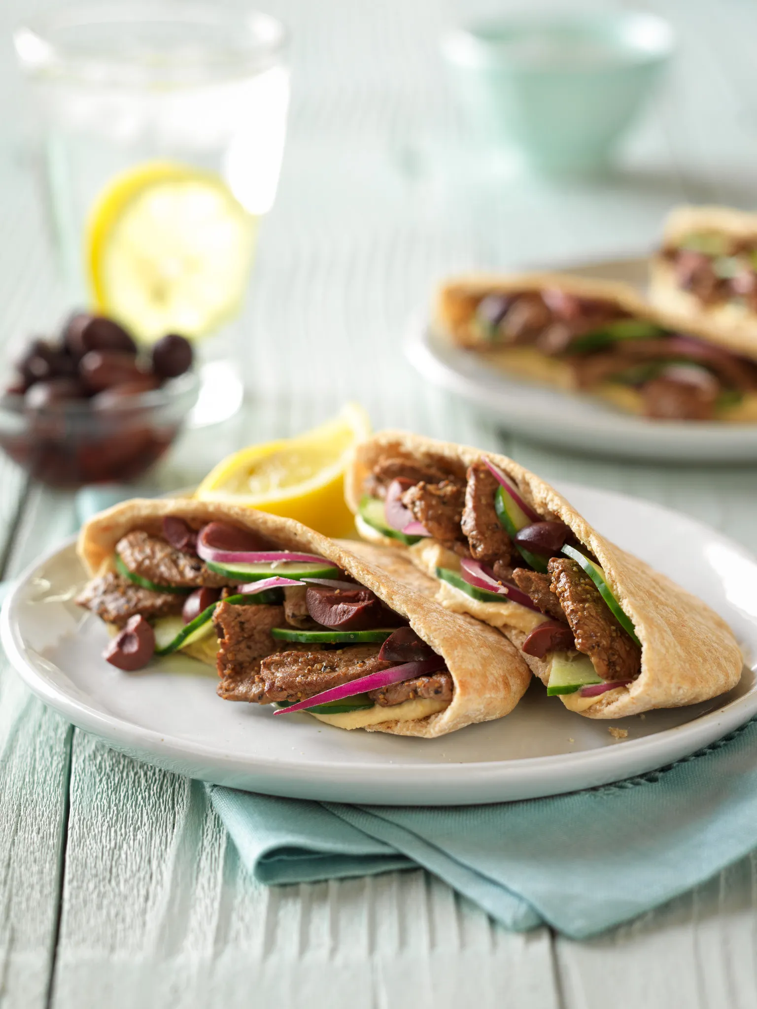 Greek-Style Beef Pita