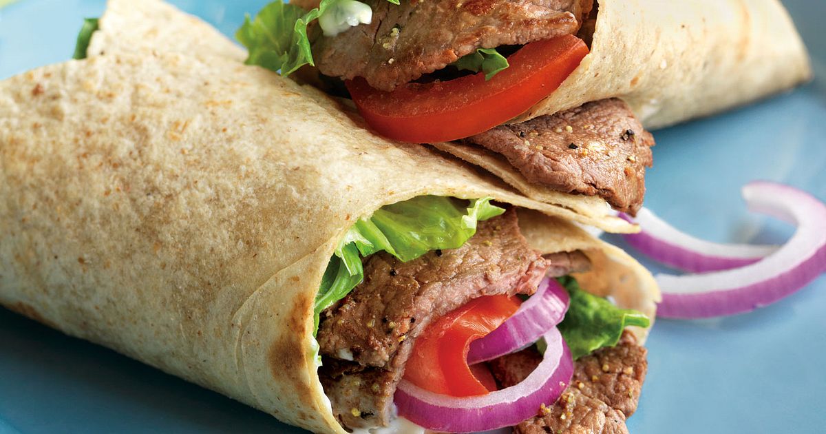 Steak and Blue Cheese Wraps | Beef Loving Texans | Beef Loving Texans is your one-stop information c