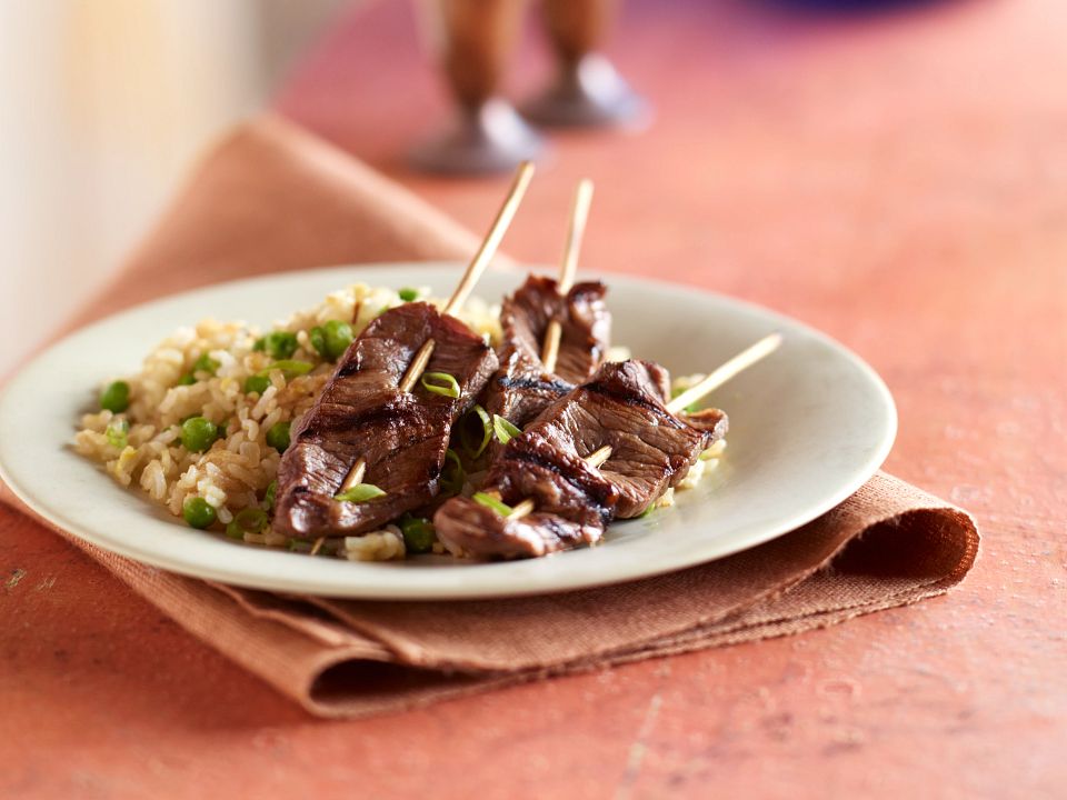 Teriyaki Steak Skewers