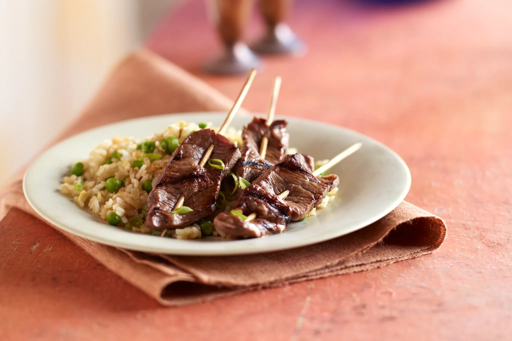 Teriyaki Steak Skewers