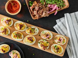 Brisket Deviled Eggs