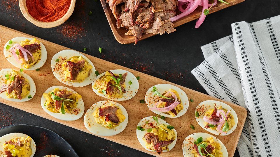Brisket Deviled Eggs