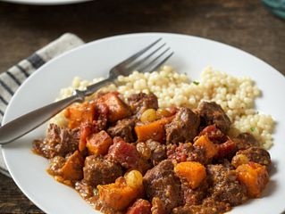 Moroccan Beef and Sweet Potato Stew