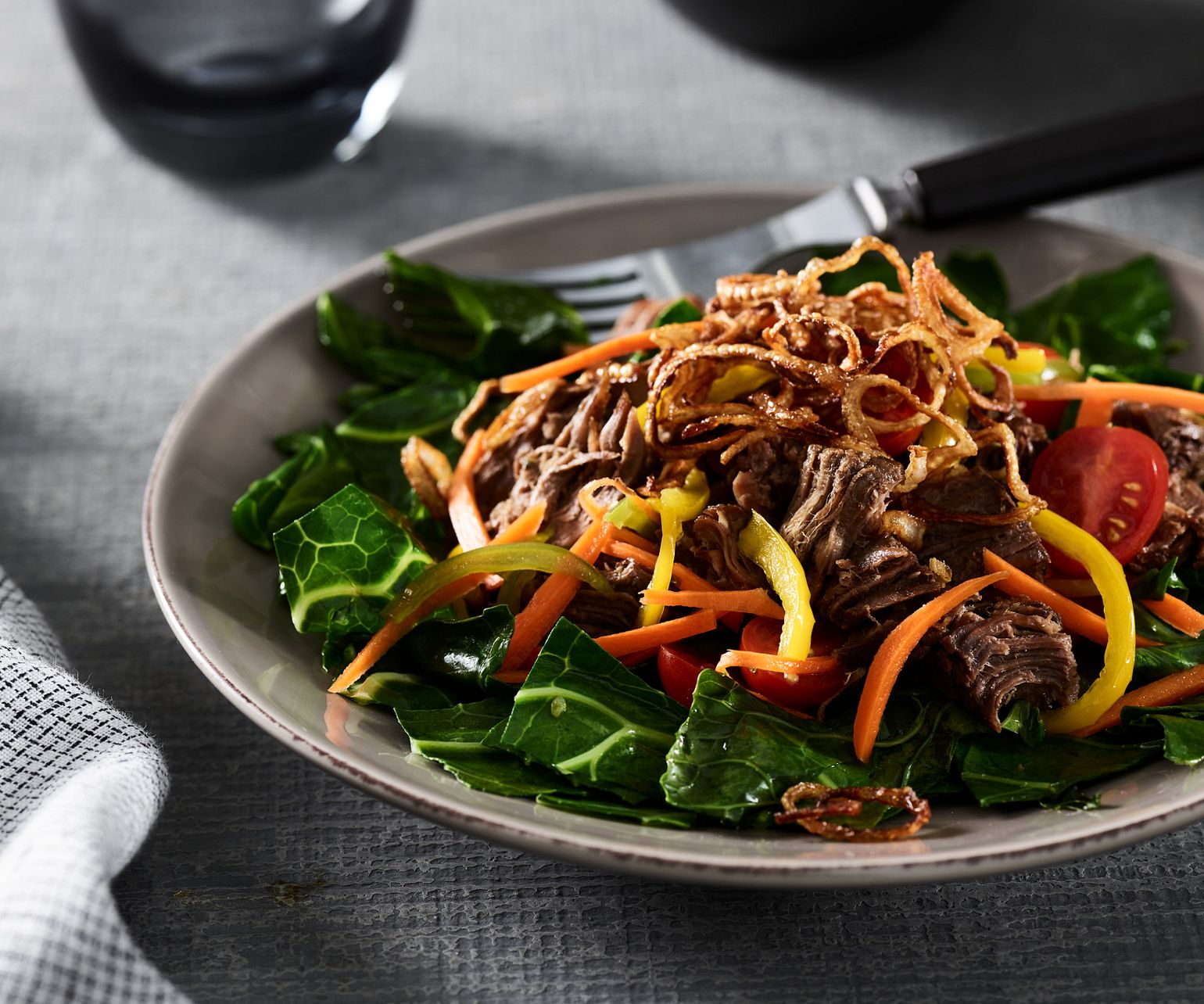 Thai-Braised Beef Shanks and Fresh Pickled Vegetable Salad