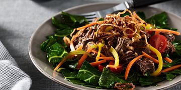 Thai-Braised Beef Shanks and Fresh Pickled Vegetable Salad