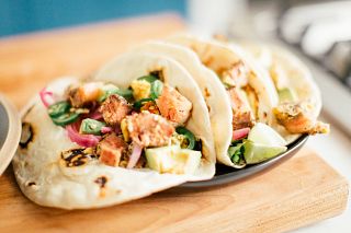 New York Strip Breakfast Tacos
