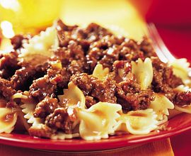 Porcini Mushroom and Beef Bolognese
