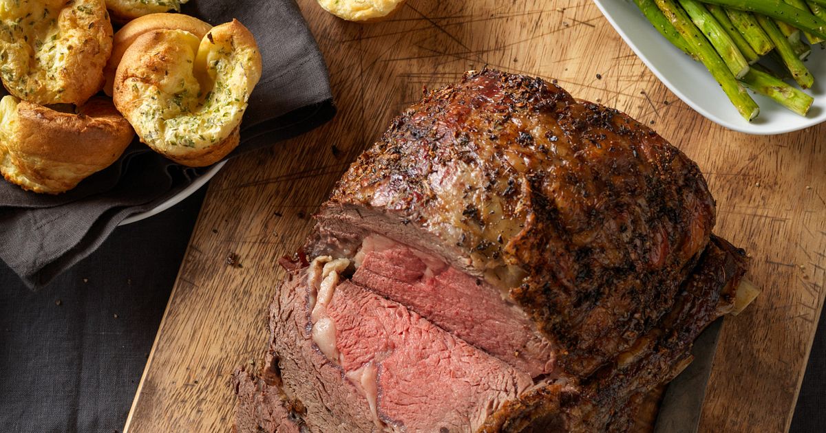 Beef Rib Roast With Yorkshire Puddings | Beef Loving Texans | Beef ...