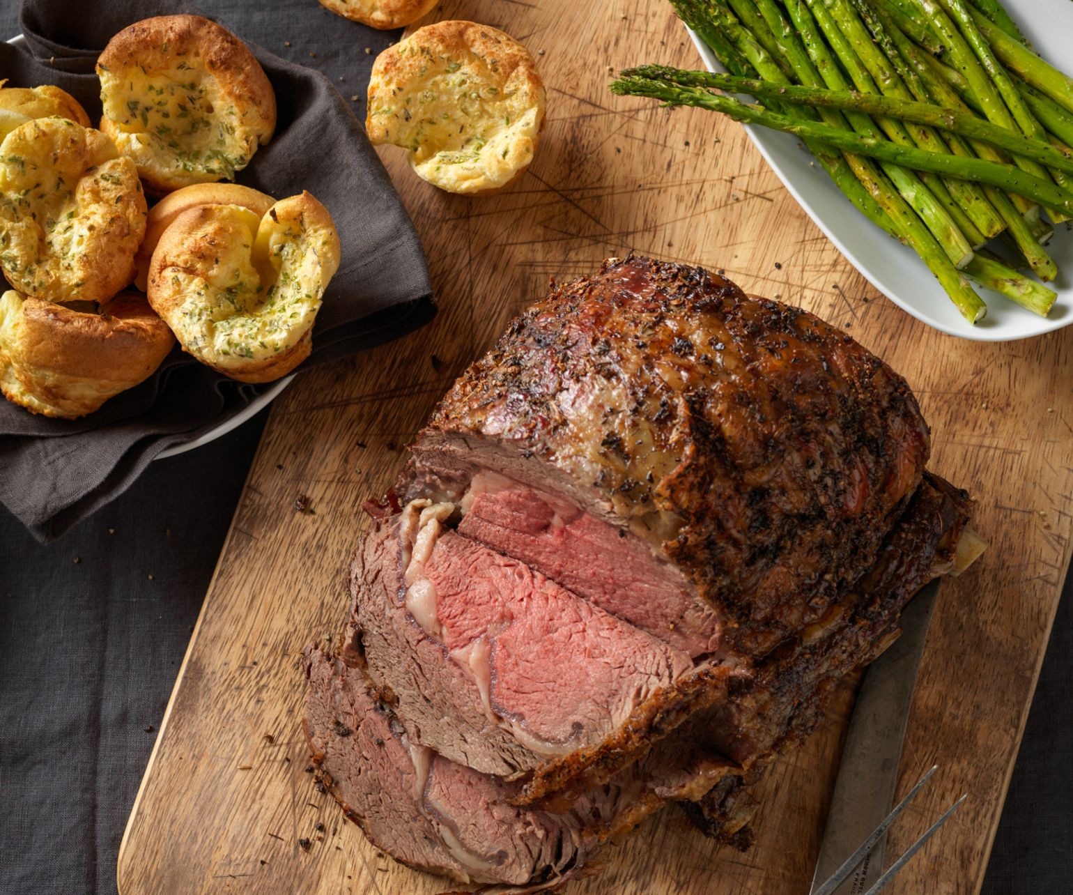 Beef Rib Roast With Yorkshire Puddings | Beef Loving Texans | Beef ...