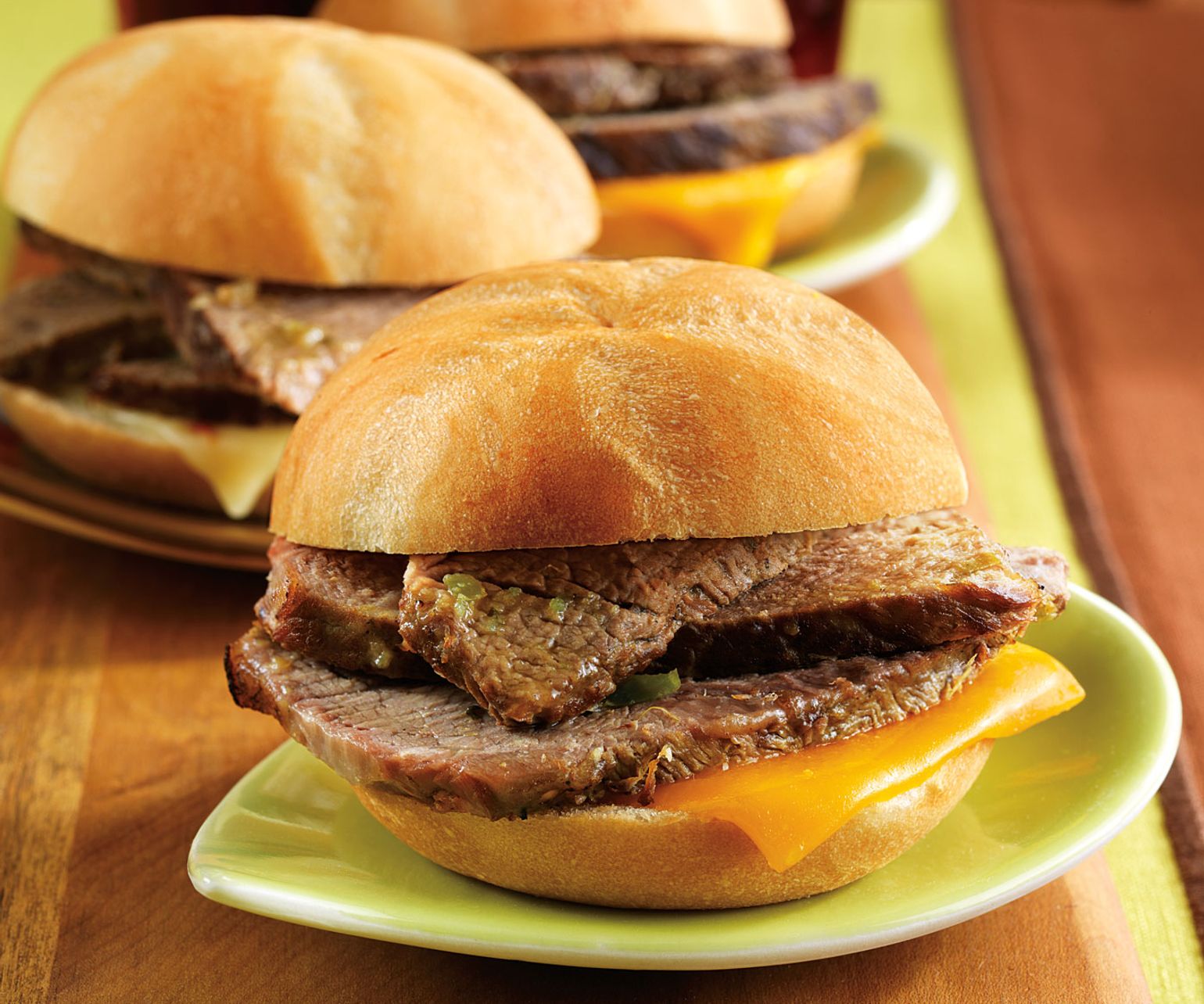 Tomatillo Salsa Beef Mini Sandwiches