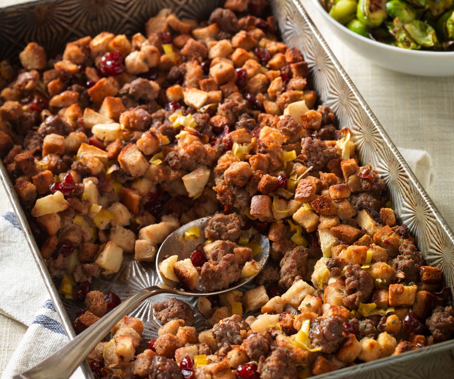 Beef Stuffing with Apples & Cranberries
