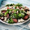 Beef Flat Iron Steak Salad with Remoulade Sauce