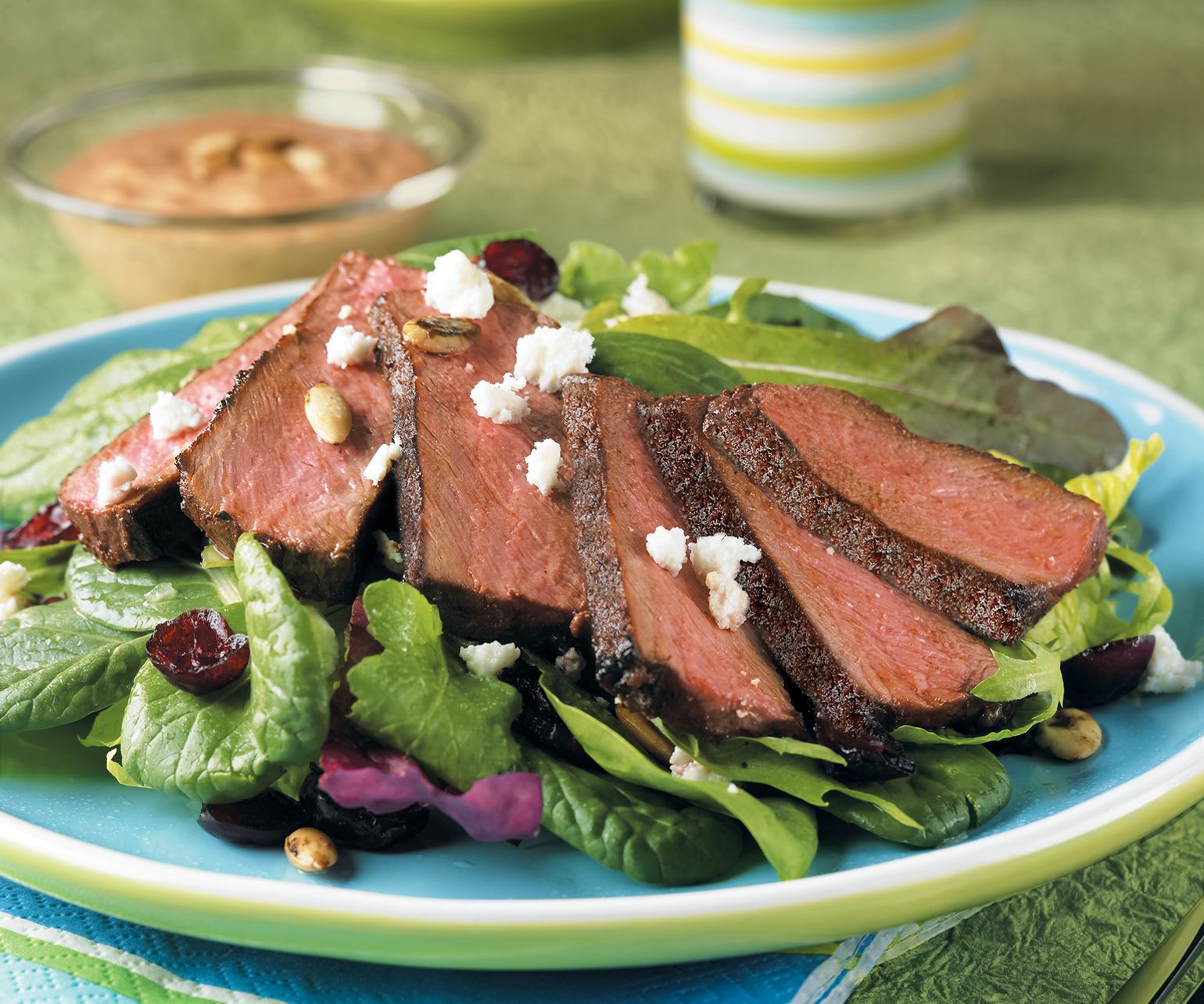 South-of-the-Border Steak Salad with Creamy Taco Dressing