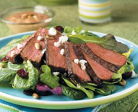 South-of-the-Border Steak Salad with Creamy Taco Dressing