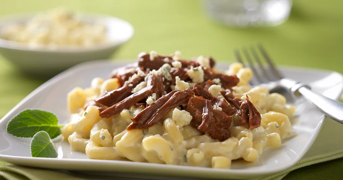Beefed Up Mac & Cheese | Beef Loving Texans | Beef Loving Texans is your one-stop information center