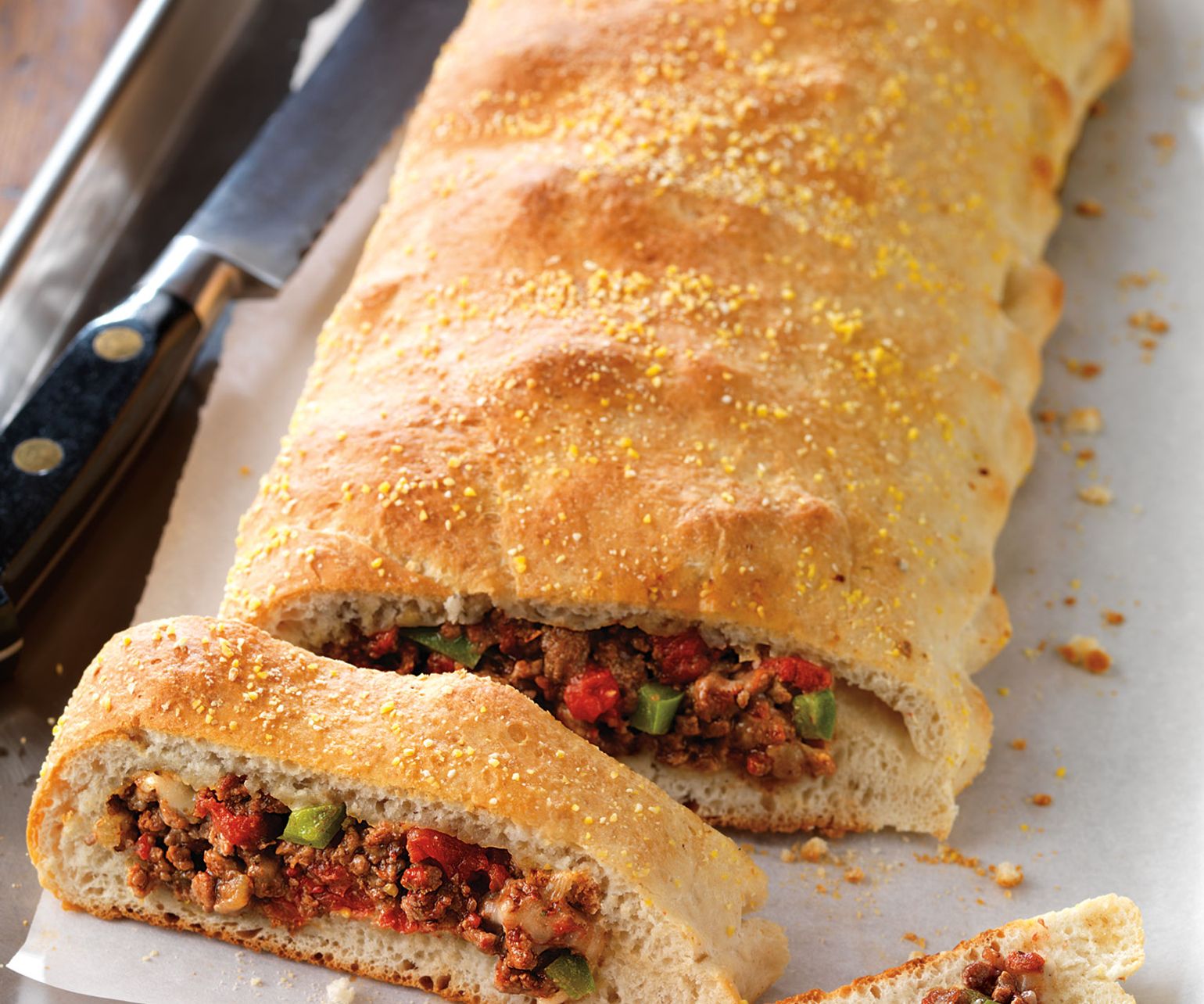 Italian Beef & Cheese Calzone