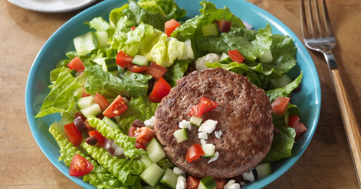 Burger on a Salad Four Ways | Beef Loving Texans | Beef Loving Texans is your one-stop information c
