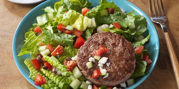 Burger on a Salad Four Ways