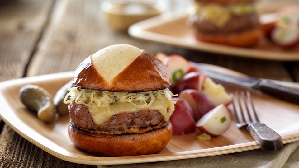 Oktoberfest Beef Burger