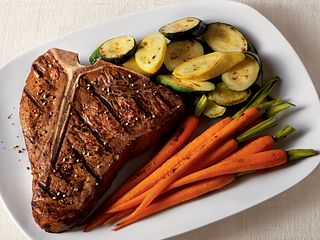 T-Bone Steaks with Sweet & Savory Steak Sauce
