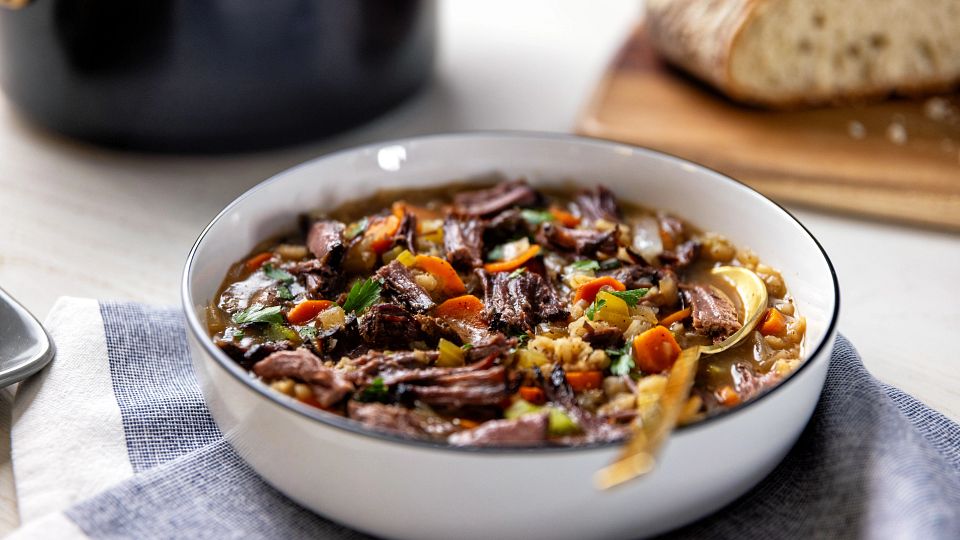 Classic Beef & Barley Soup