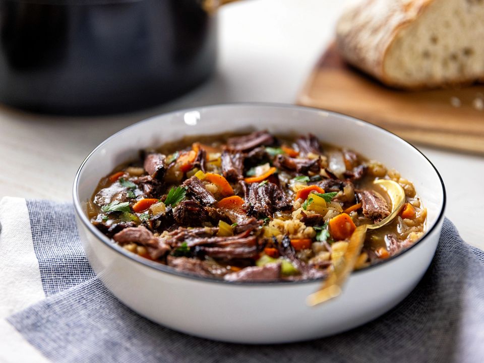 Classic Beef & Barley Soup