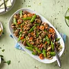 Lemony Beef & Barley with Sugar Snap Peas