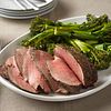 Herb-Crusted Sirloin Tip Roast with Creamy Horseradish-Chive Sauce