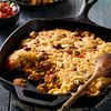 Easy Mexican-Style Beef Sausage Cornbread Skillet