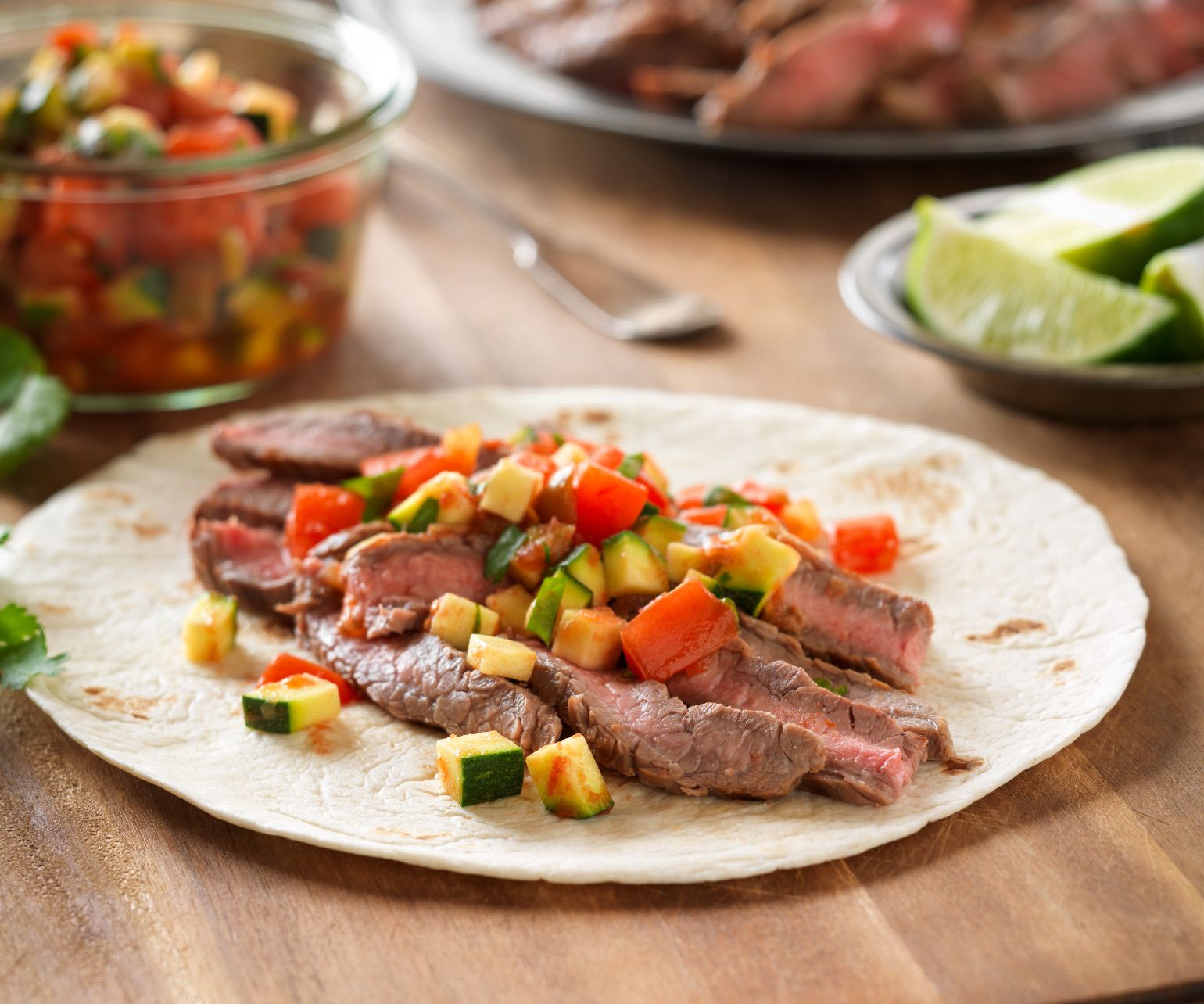 Quick Beef Fajitas with Pico De Gallo Beef Loving Texans Beef