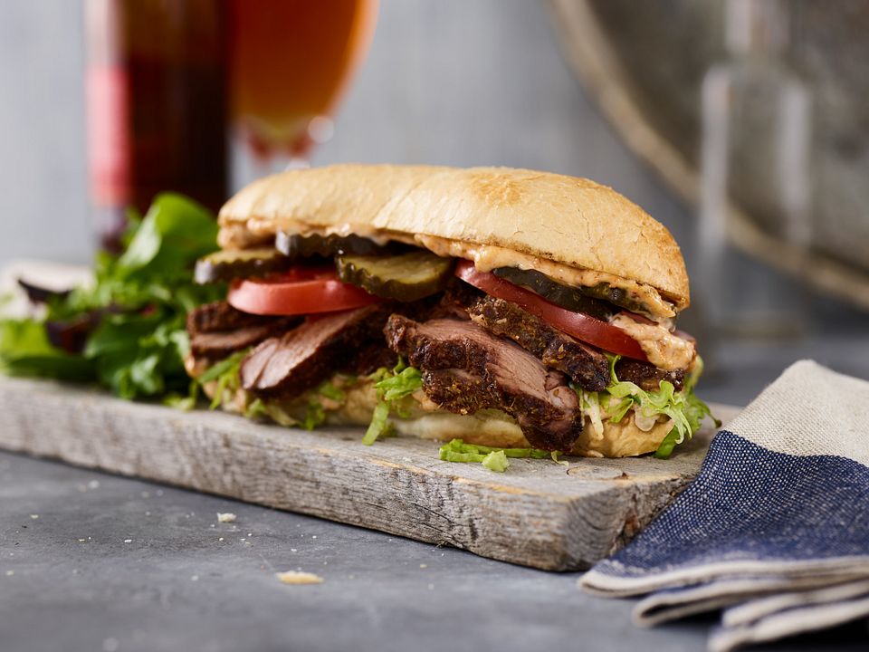 Beef Ribeye Cap Po Boy