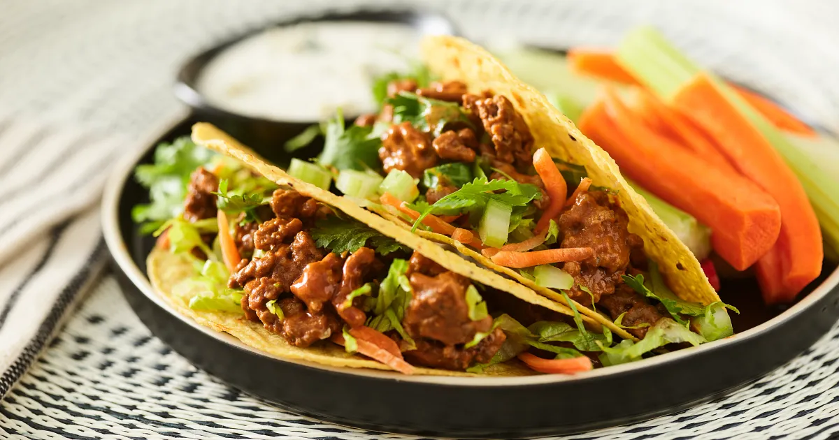 Buffalo-Style Beef Tacos | Beef Loving Texans | Beef Loving Texans is your one-stop information cent