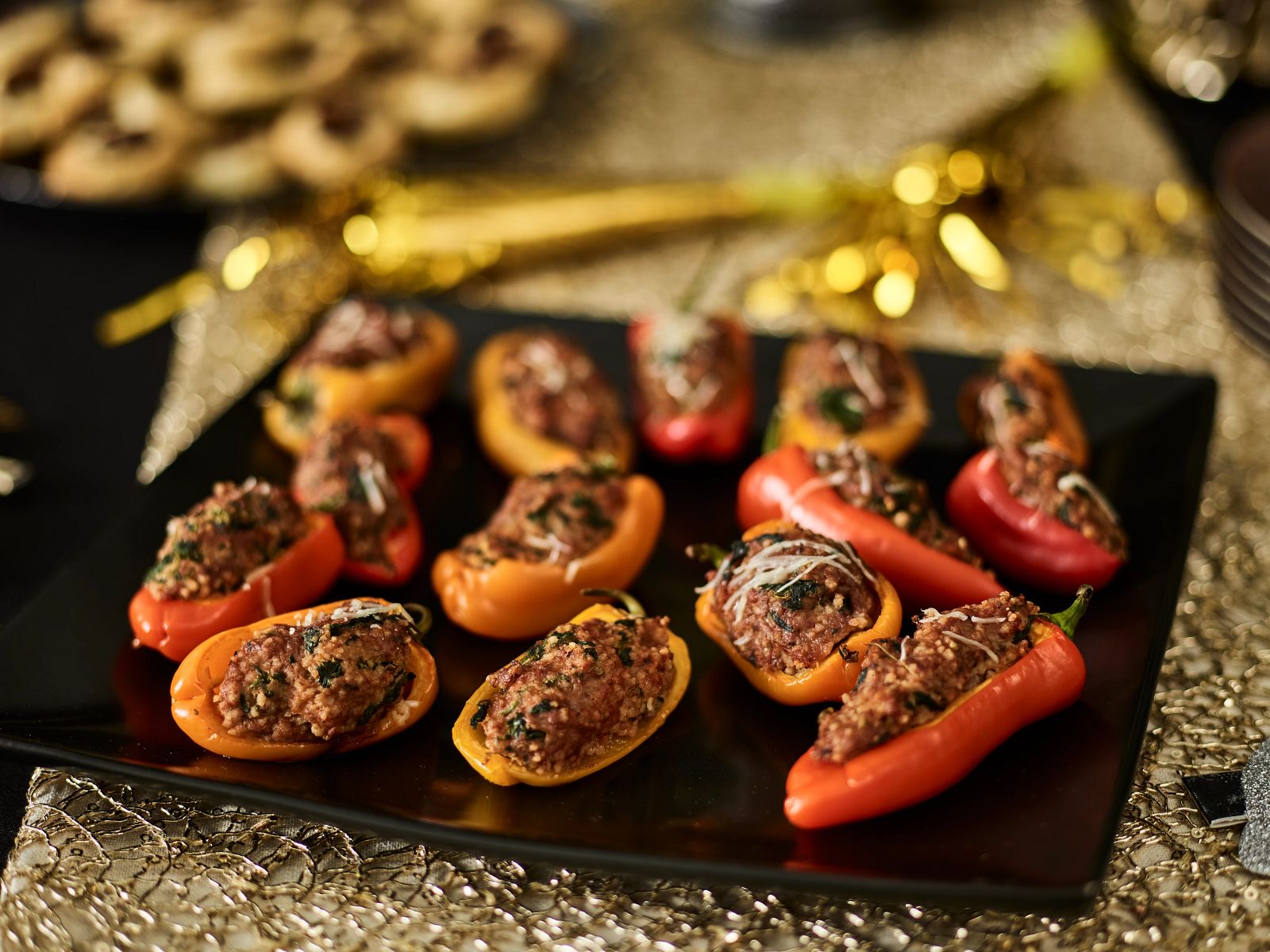 Beef and Couscous Stuffed Peppers