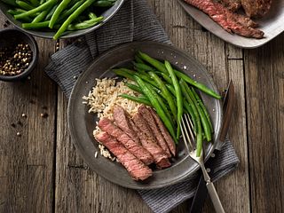 Pepper-Rubbed Beef Chuck Eye Steak