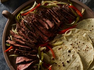 Sous Vide Flank Steak Fajitas