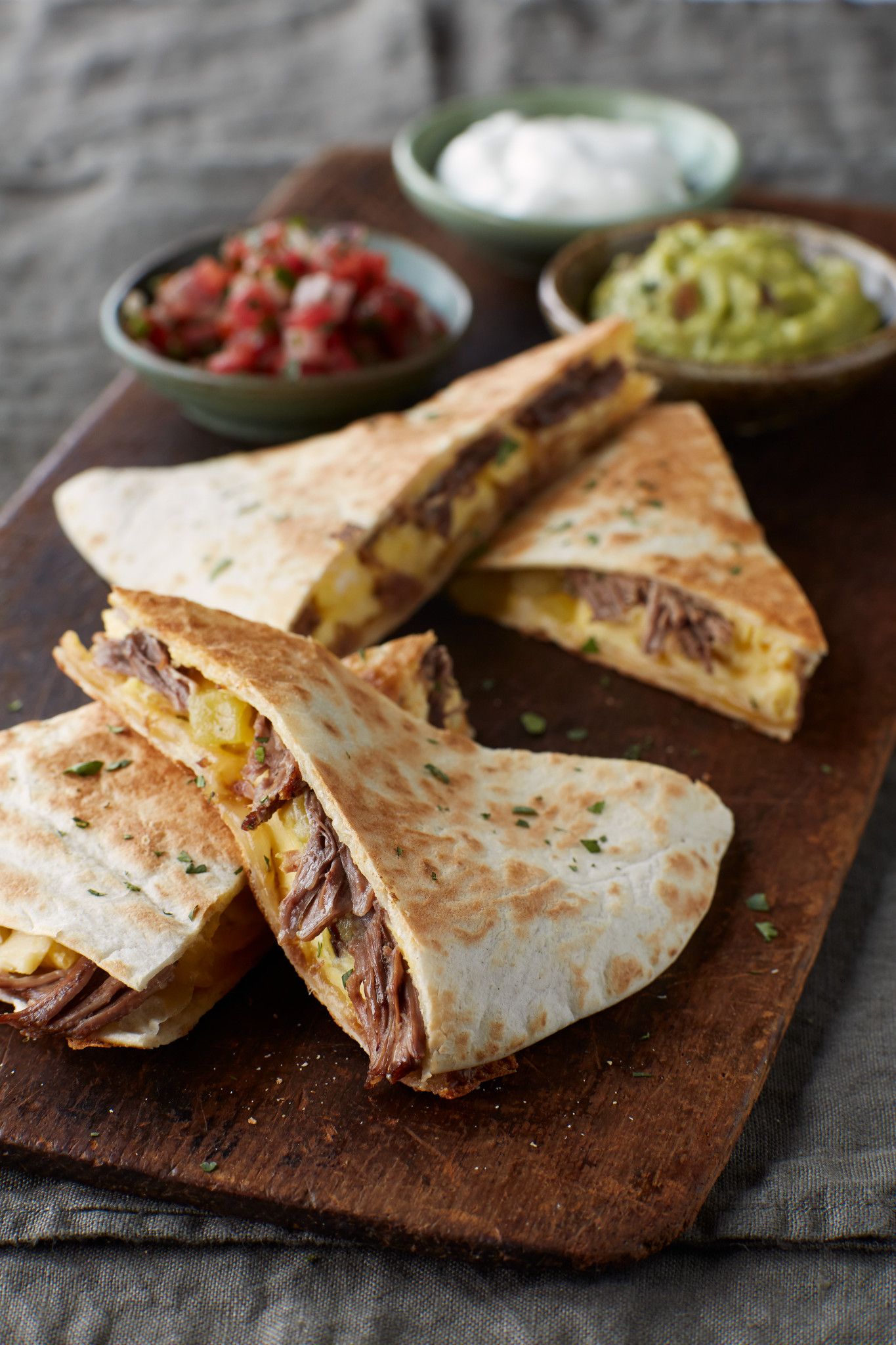 Shredded Beef & Egg Quesadillas Beef Loving Texans